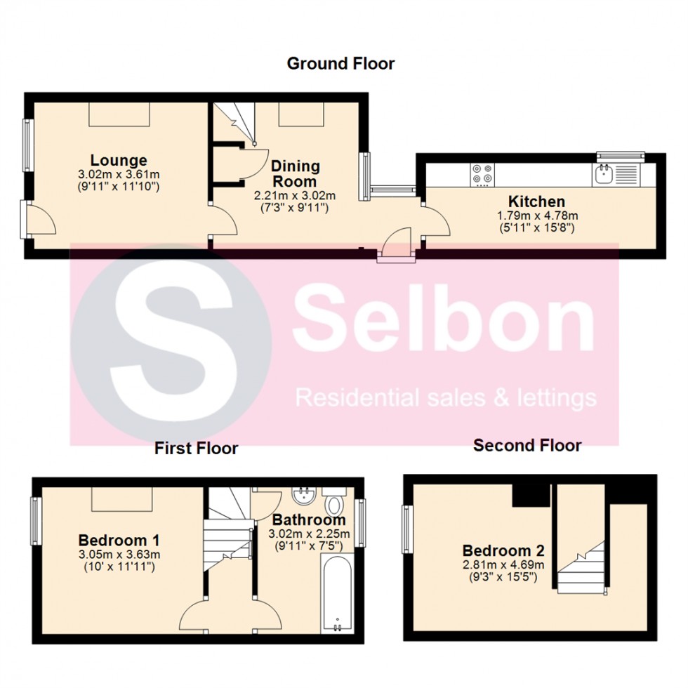 Floorplan for Hook Road, North Warnborough, Hook