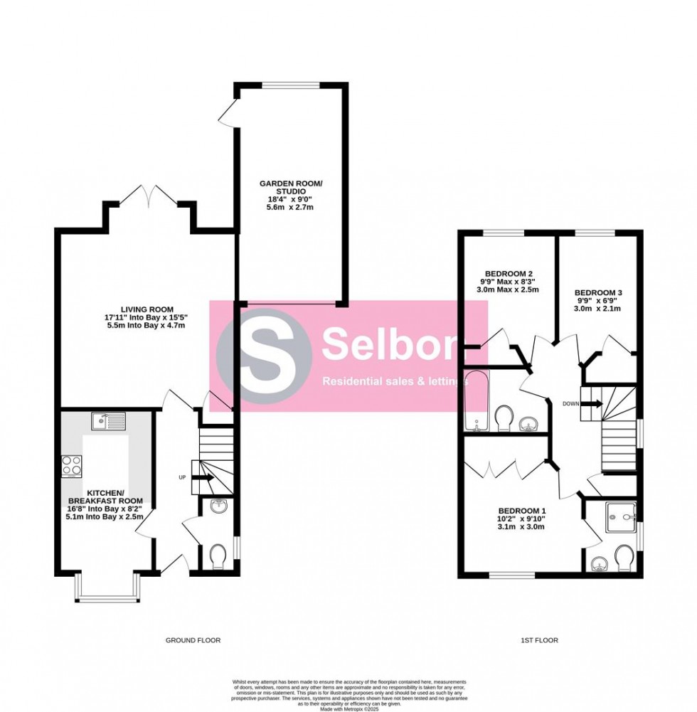 Floorplan for Basingbourne Road, Fleet