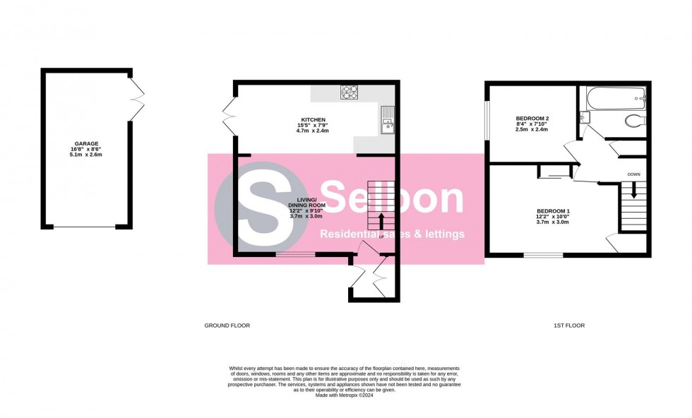 Floorplan for Oaken Copse, Church Crookham, Fleet