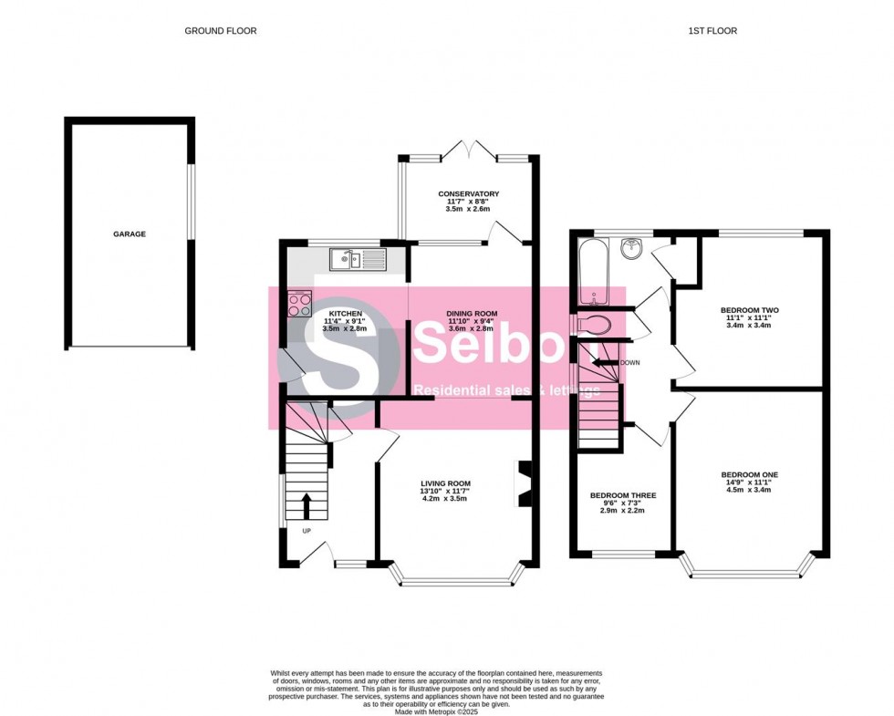 Floorplan for West Heath Road, Farnborough