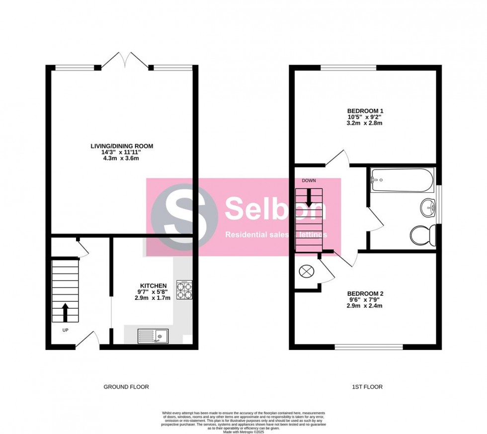 Floorplan for Sepen Meade, Church Crookham, Fleet