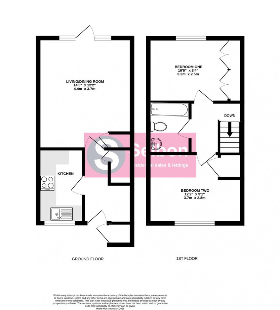 Floorplan for Bechin Close, Church Crookham, Fleet