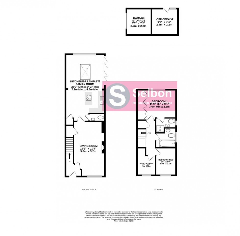 Floorplan for Drovers End, Fleet