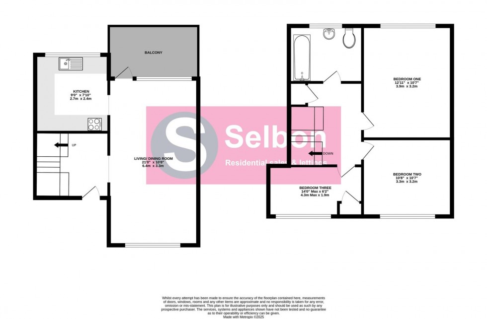 Floorplan for Woodlands, Fleet