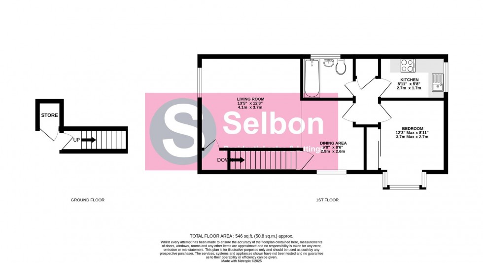 Floorplan for Annettes Croft, Church Crookham, Fleet