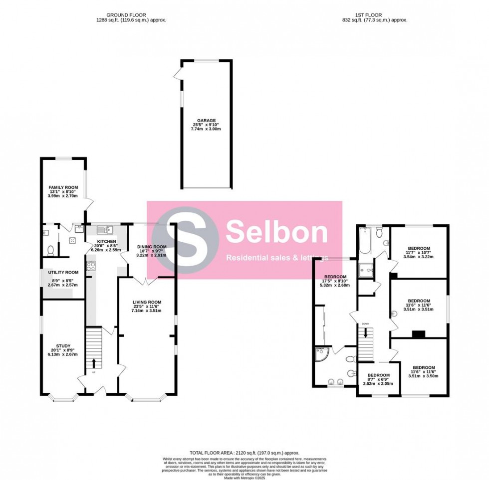 Floorplan for Queens Road, Fleet