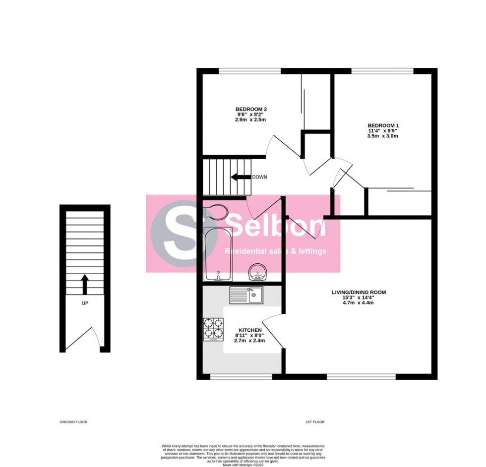 Floorplan for Saddleback Way, Fleet