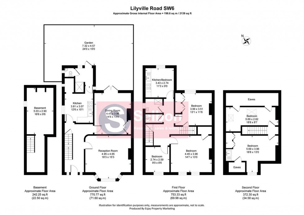 Floorplan for Lilyville Road, London