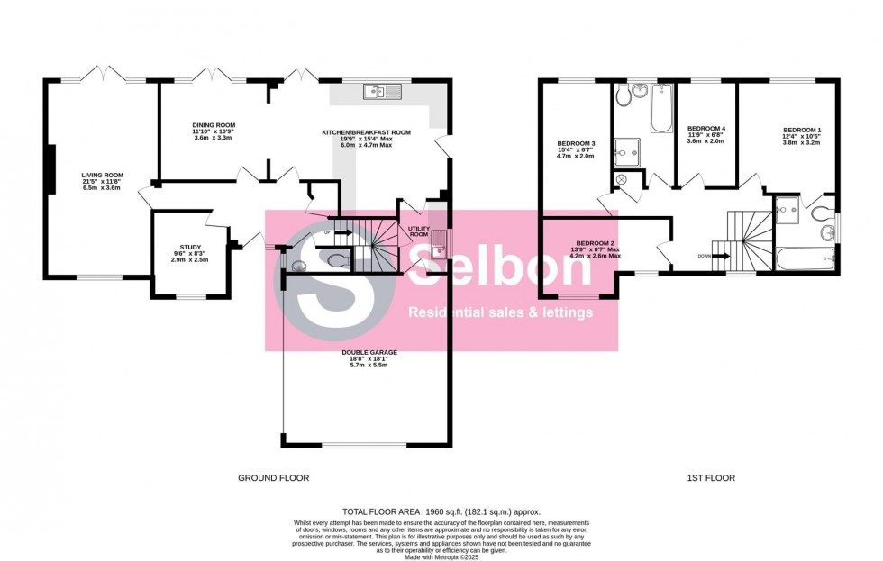 Floorplan for Adams Drive, Fleet