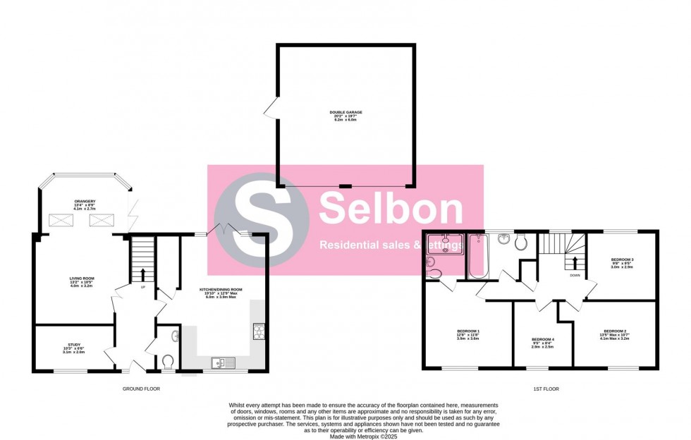 Floorplan for Dragons Way, Church Crookham, Fleet