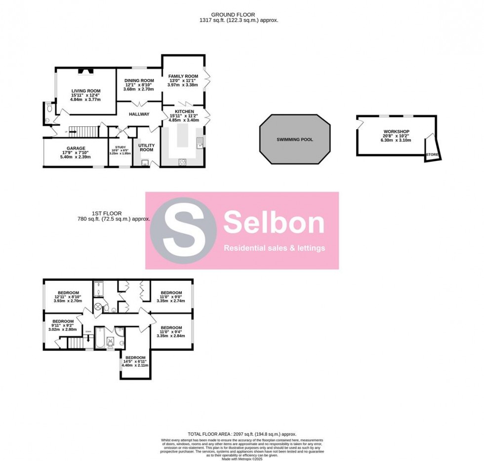 Floorplan for Folly Close, Fleet