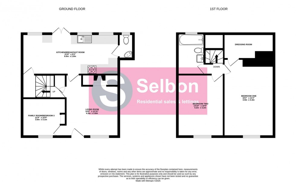 Floorplan for Hook Road, North Warnborough