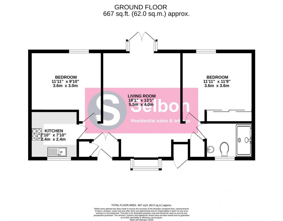 Floorplan for Palace Gate, Odiham, Hook