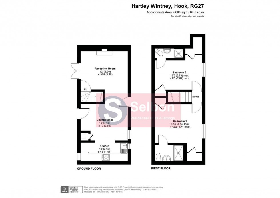 Floorplan for London Road, Hartley Wintney, Hook