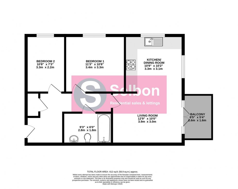 Floorplan for Grenham Court, Church Crookham