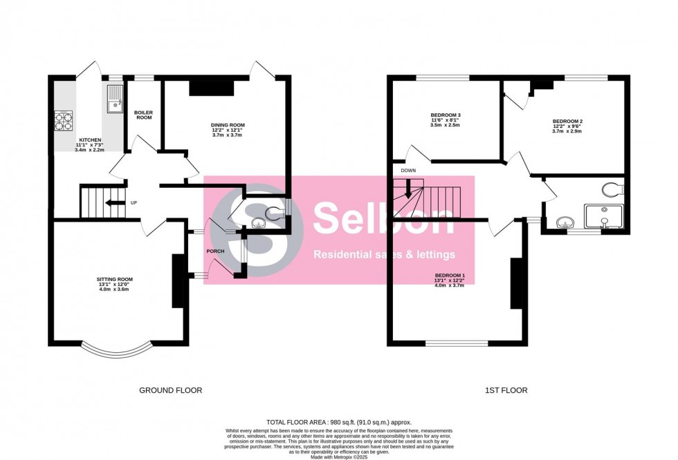 Floorplan for Kings Road, Fleet