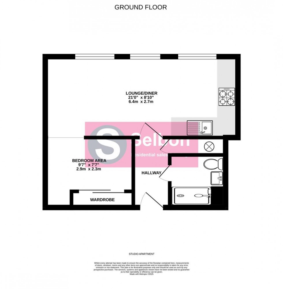 Floorplan for Church Road, Fleet