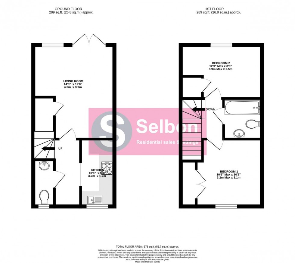 Floorplan for Thegn Walk, Fleet