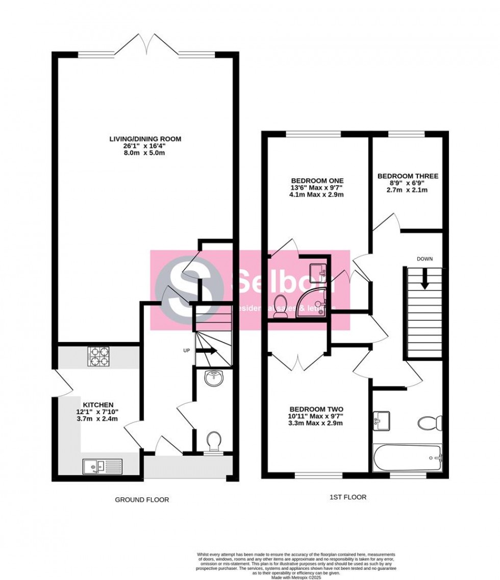 Floorplan for Highfield Road, Farnborough