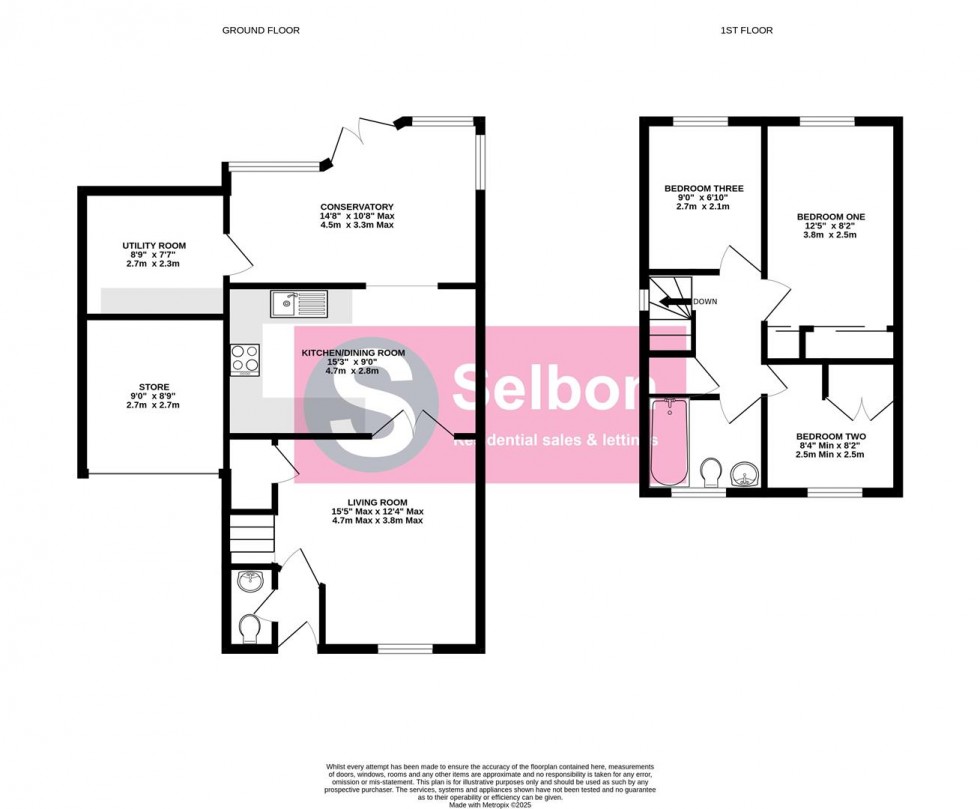 Floorplan for Pawmers Mead, Church Crookham