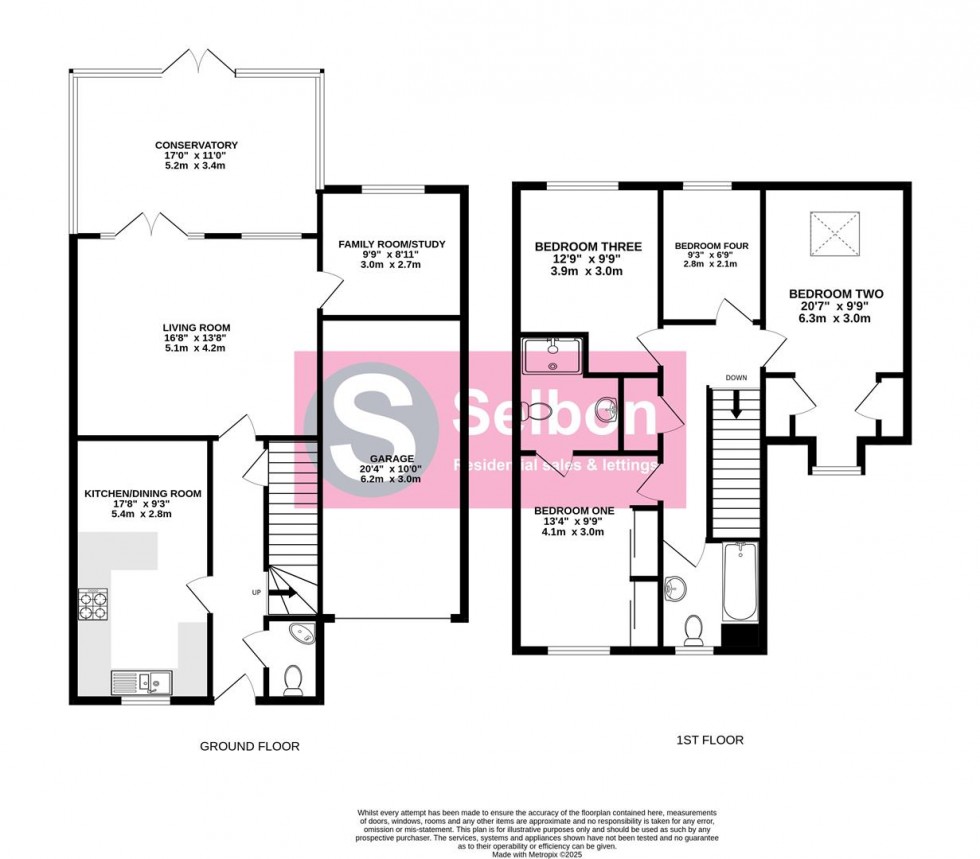 Floorplan for Castle Close, Farnborough