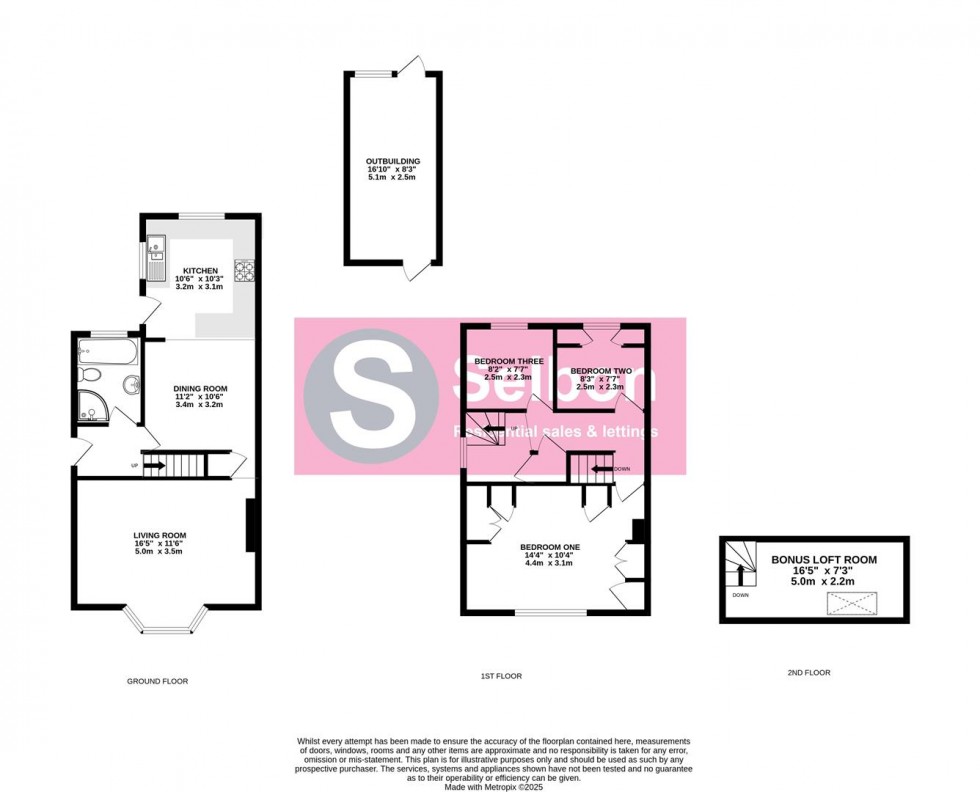 Floorplan for Harvey Road, Farnborough