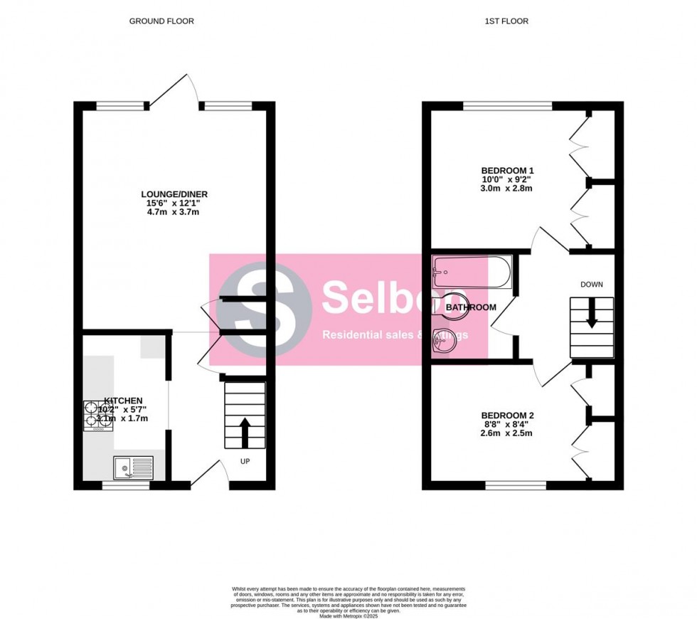 Floorplan for Bechin Close, Church Crookham, Fleet