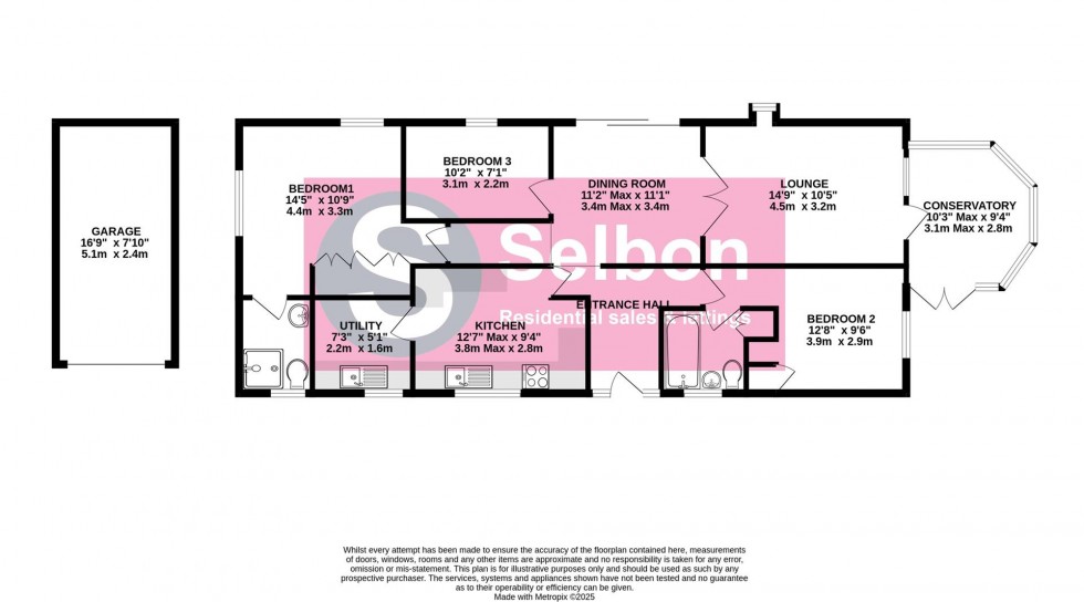 Floorplan for Earlsbourne, Church Crookham, Hampshire