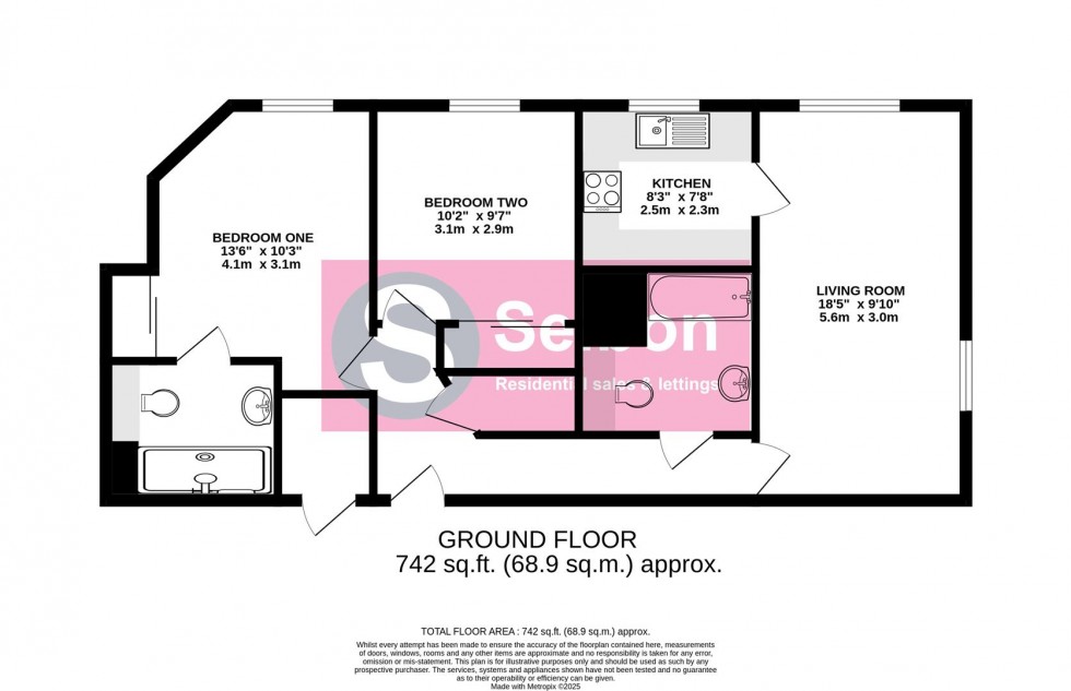 Floorplan for Victoria Road, Farnborough