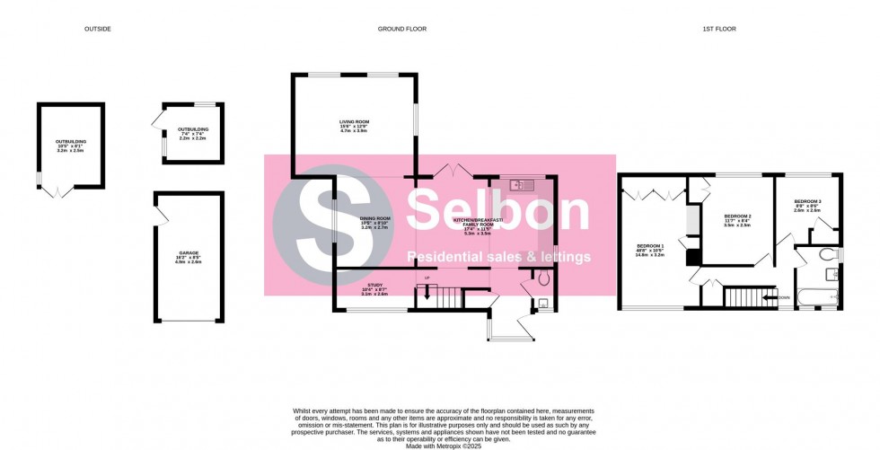 Floorplan for Carlton Crescent, Church Crookham