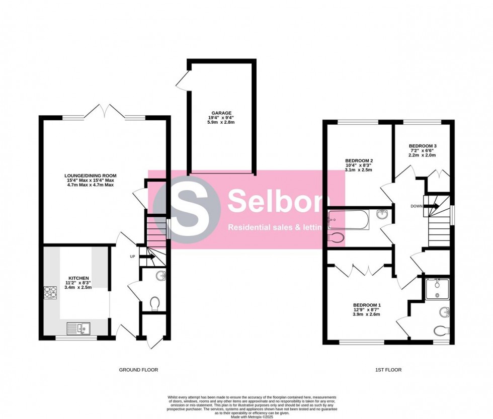 Floorplan for Lower Mount Street, Fleet