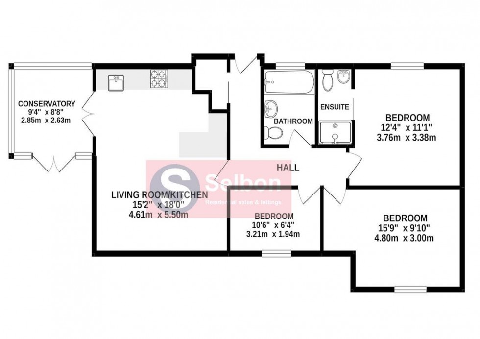 Floorplan for Colbeck, Church Crookham
