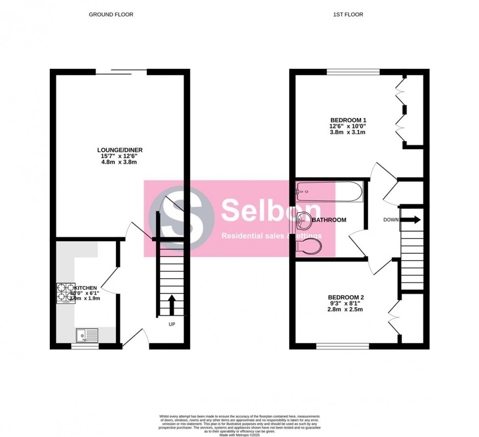 Floorplan for Aldershot Road, Fleet