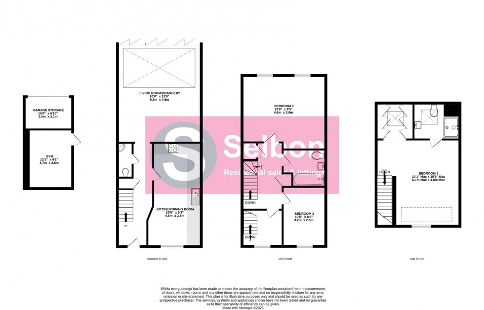 Floorplan for Jubilee Drive, Church Crookham