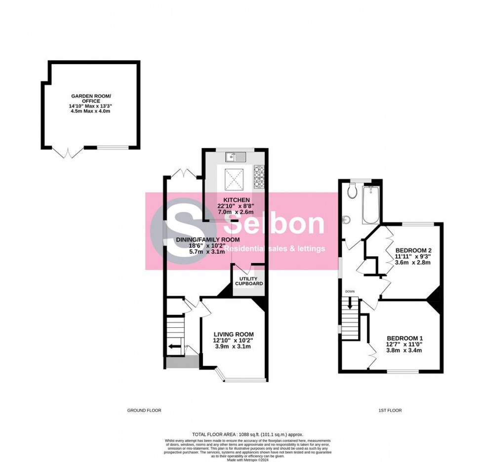 Floorplan for Albert Street, Fleet