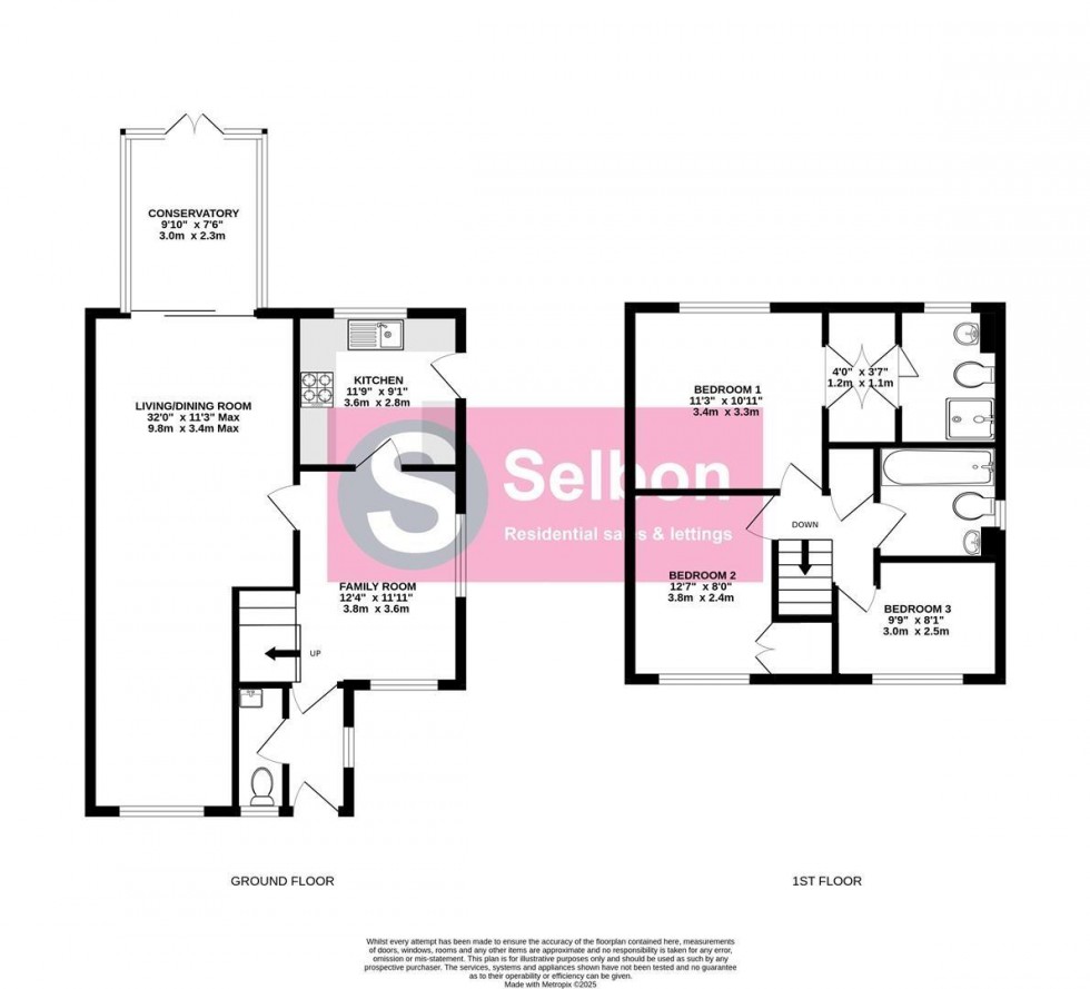 Floorplan for Gondreville Gardens, Church Crookham, Fleet