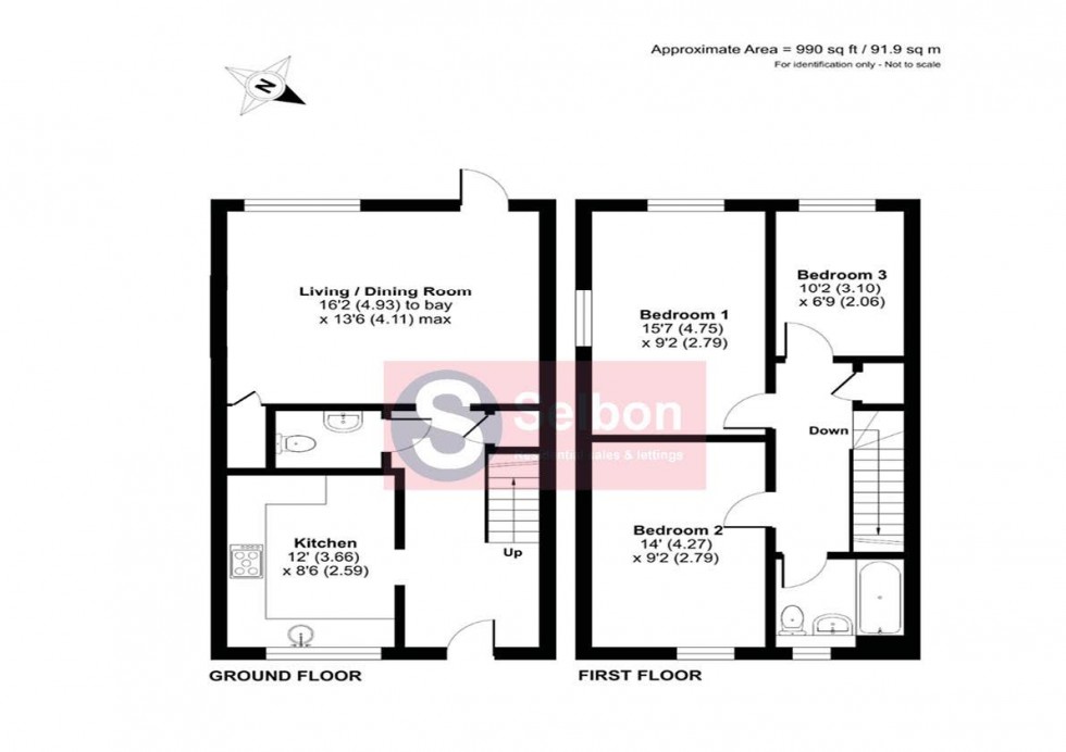 Floorplan for Judd Mews, Hartley Wintney, Hook