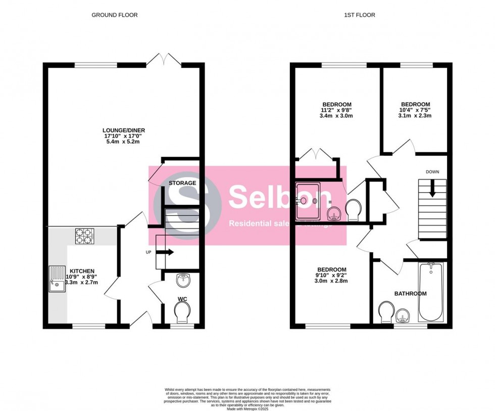 Floorplan for Willowbourne, Fleet