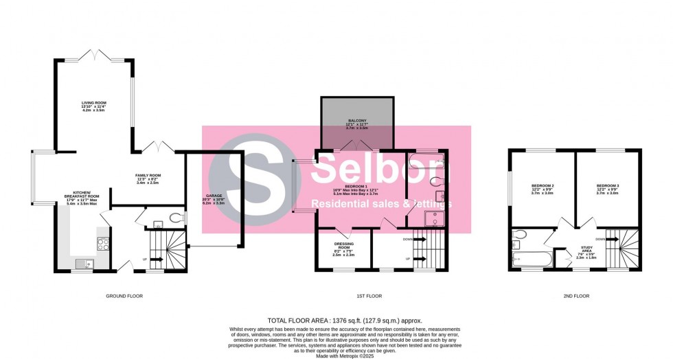 Floorplan for Kingfishers, Fleet