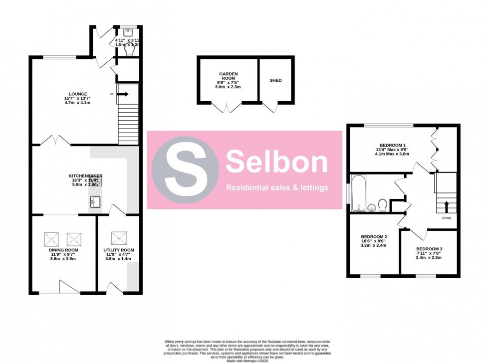 Floorplan for Aldershot Road, Church Crookham, Fleet