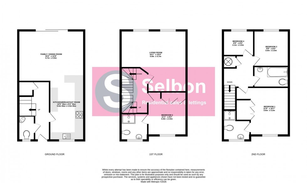 Floorplan for Giffard Lane, Fleet