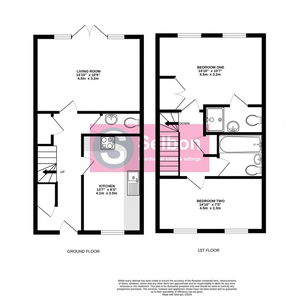 Floorplan for Nova Scotia Drive, Farnborough