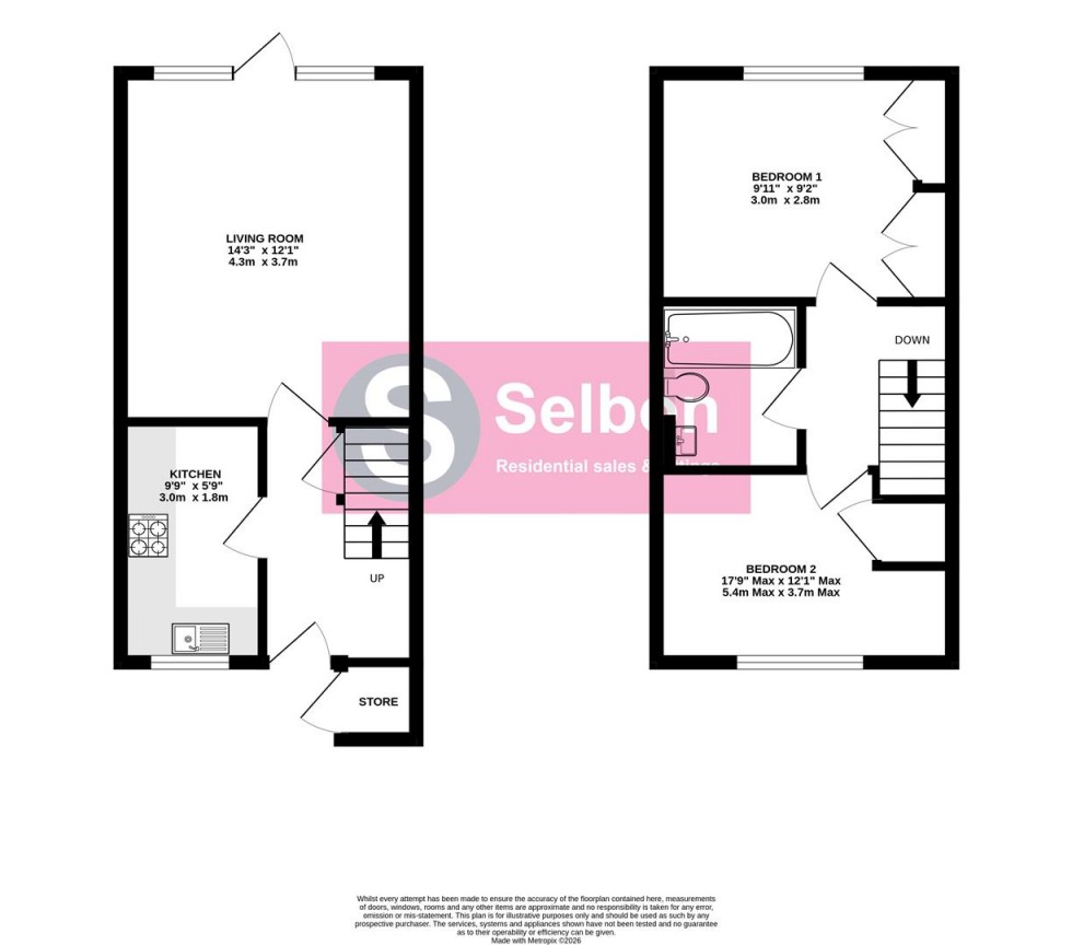 Floorplan for Pawmers Mead, Church Crookham, Fleet