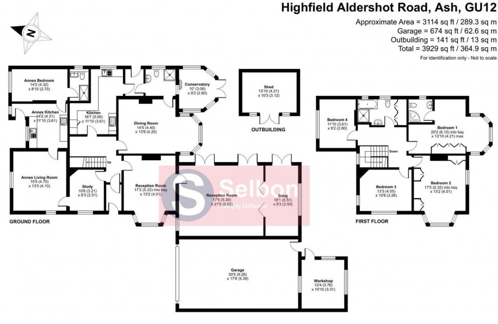 Floorplan for Aldershot Road, Ash