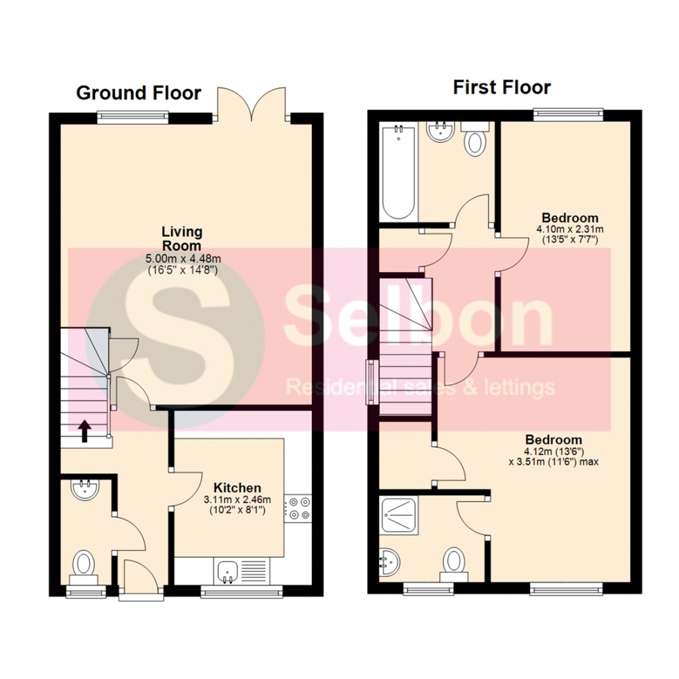 Floorplan for Longbourn Way, Medstead, Alton