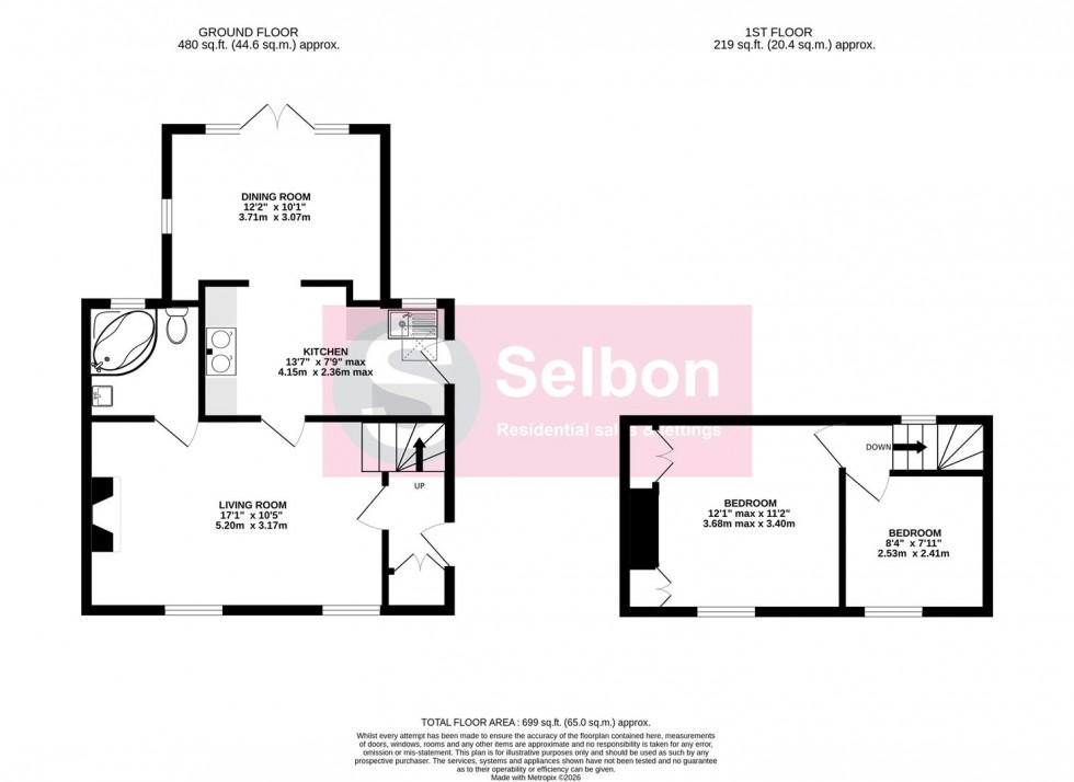 Floorplan for The Green, North Warnborough, Hook