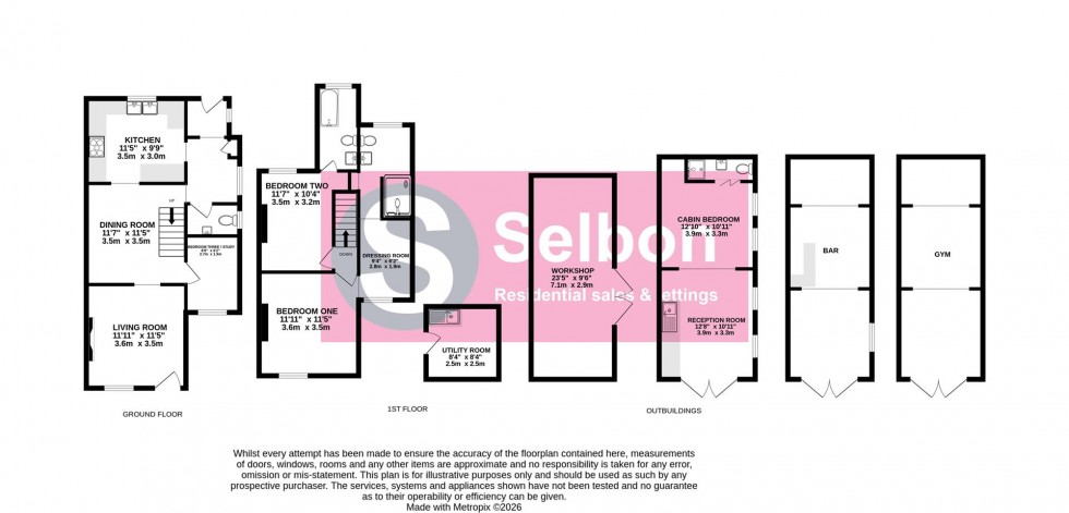 Floorplan for Minley Road, Blackwater, Camberley