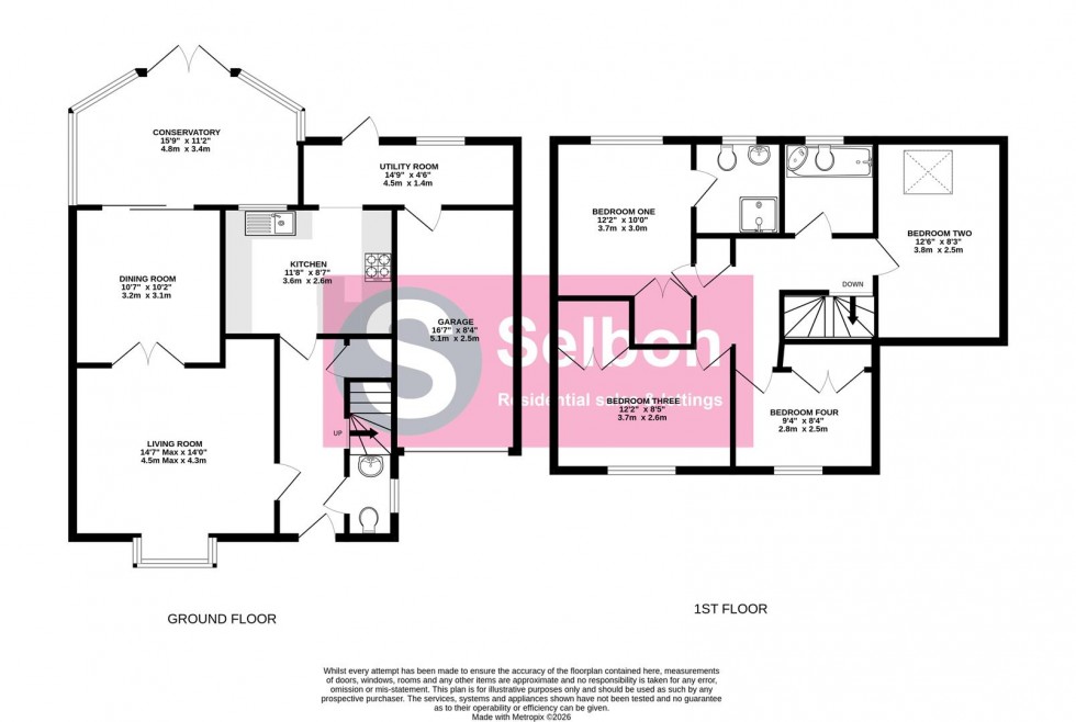 Floorplan for Church View, Hartley Wintney, Hook