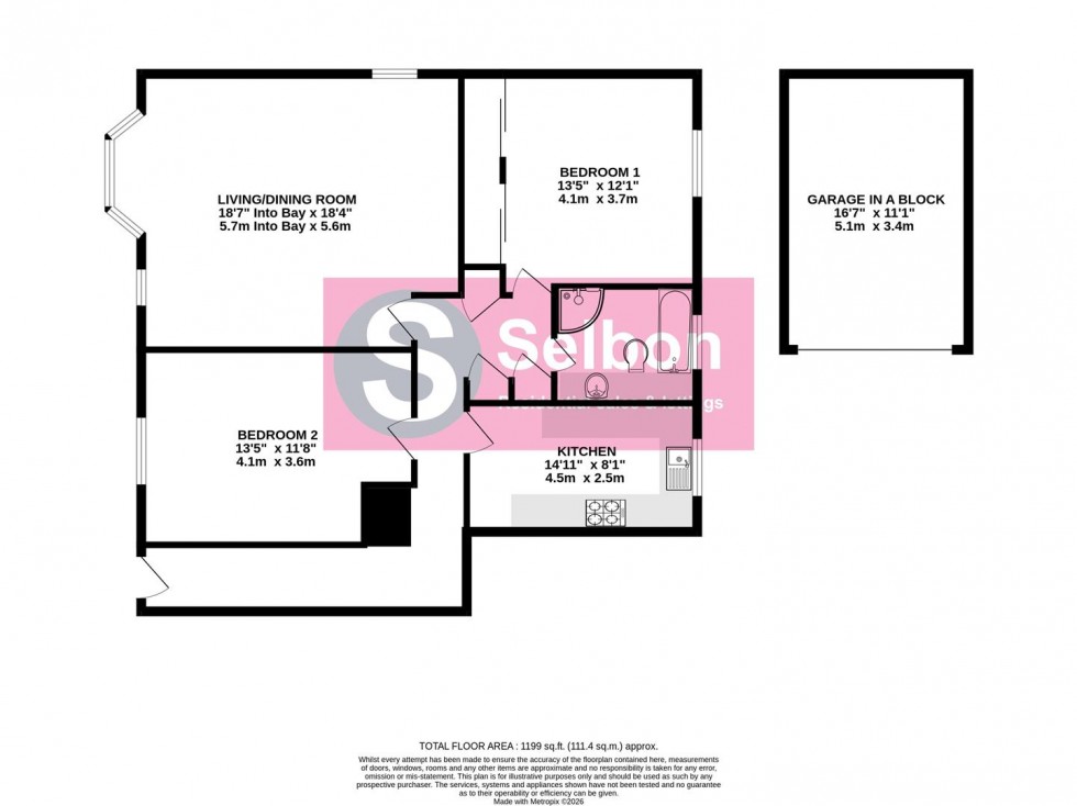 Floorplan for Cranbrook Court, Fleet