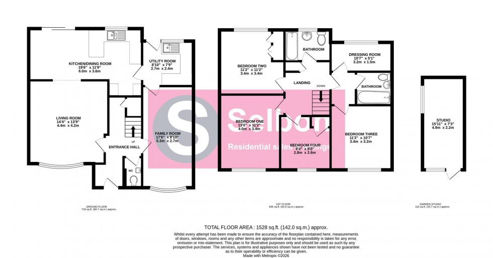 Floorplan for York Road, Farnborough